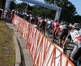 The field is strong out heading through the start-finish.© Cyclocross Magazine