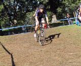 The turn breaks the pack up into small groups. © Cyclocross Magazine