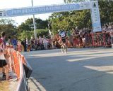 Lindine crosses the finish line in first. © Cyclocross Magazine