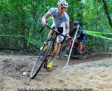 Myerson leads Philip Wong through the sand © Natalia Boltukhov | Pedal Power Photography