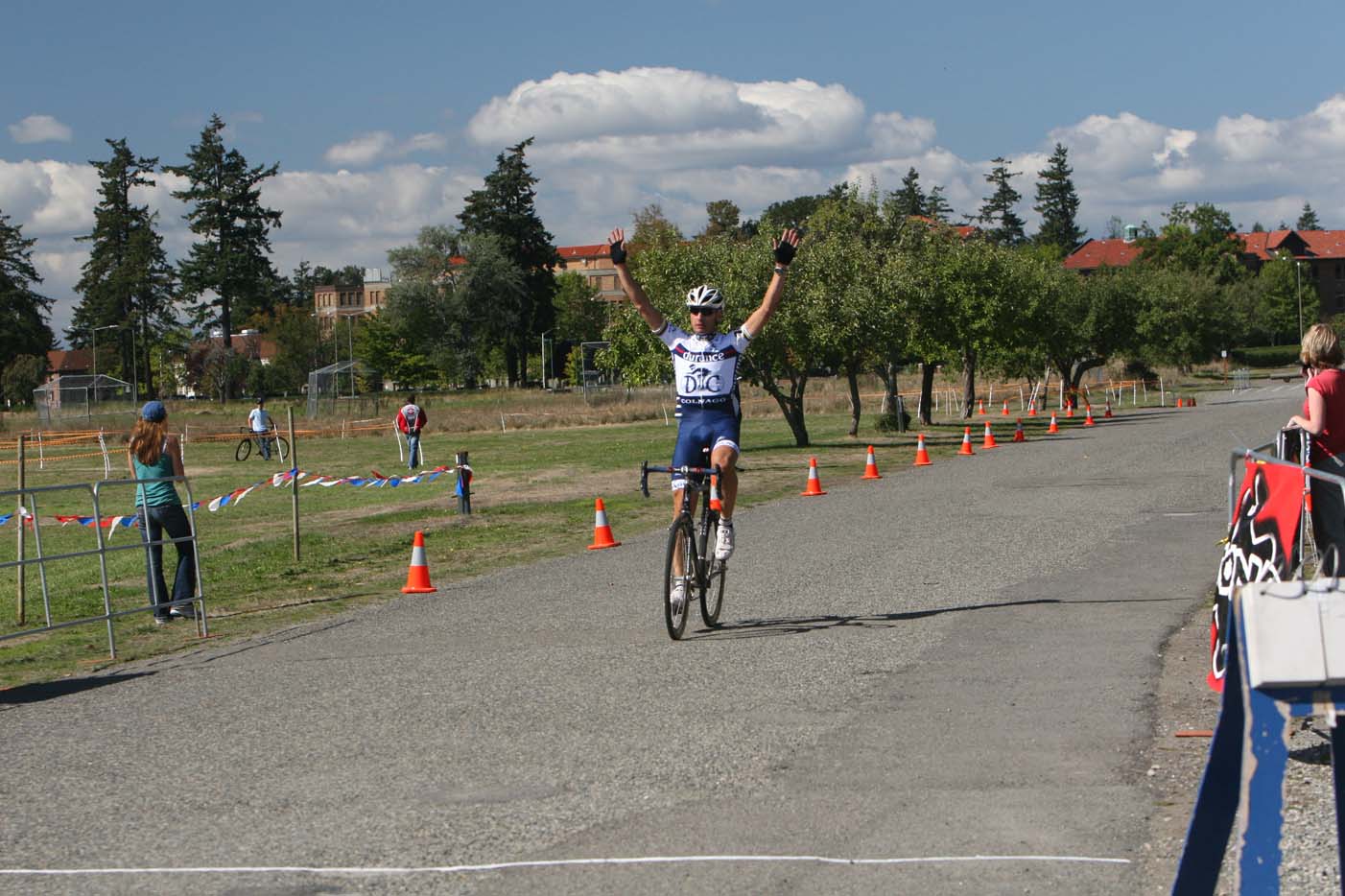 Richard Feldman won the masters race for the second day in a row. by Janet Hill