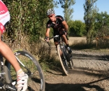 Page waited patiently before sprinting to victory. by Janet Hill