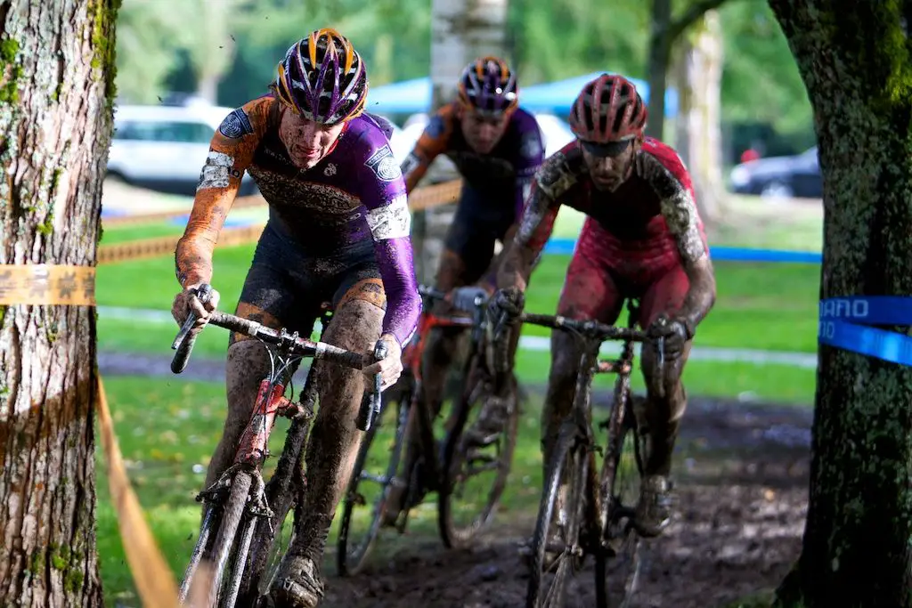 Wicks leads Kabush and Trebon. Rad Racing GP 2010 © Joe Sales