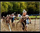 Most riders chose to run the sand. © Suzanne Marie