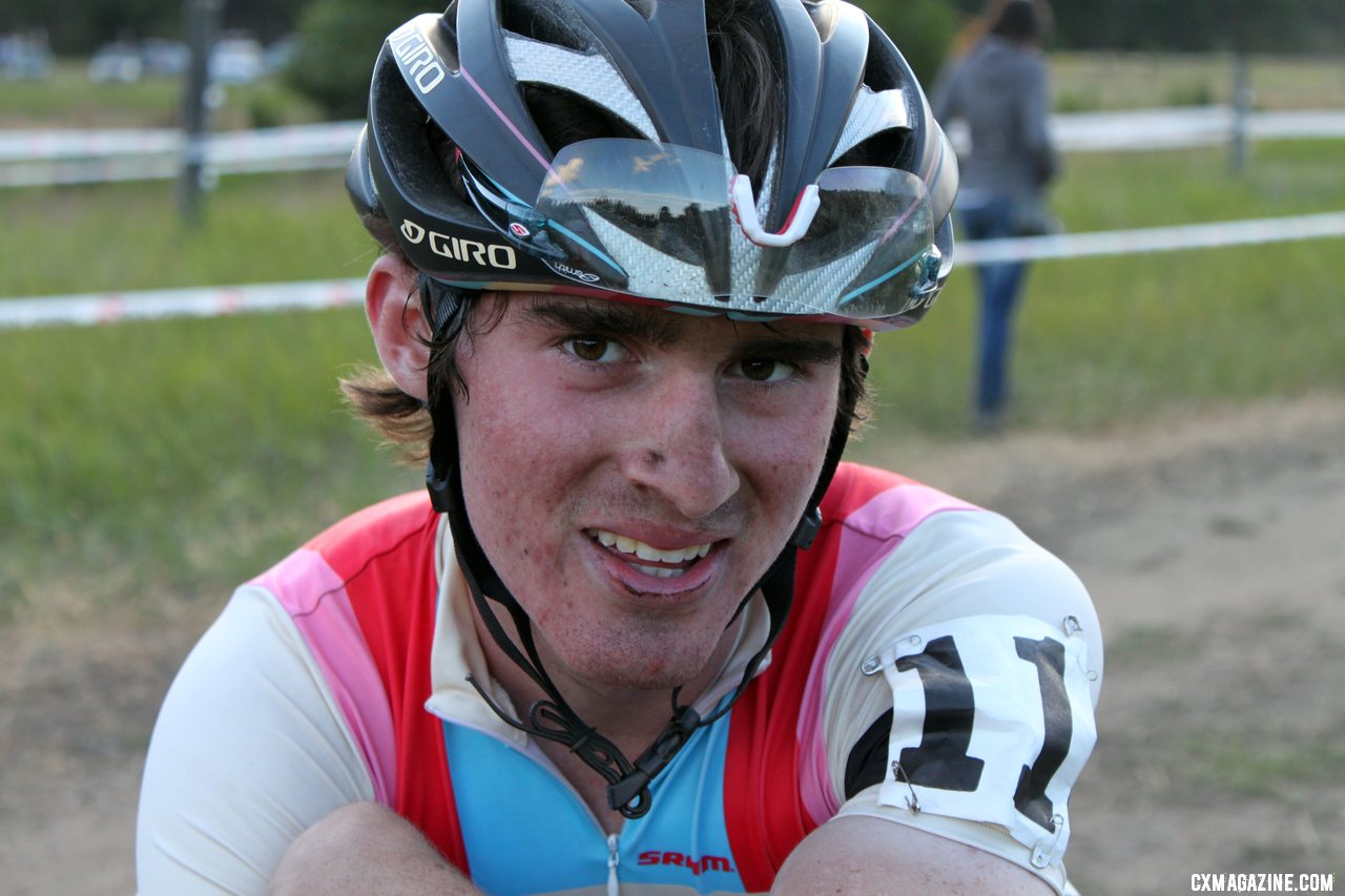Zach McDonald reflected on his second place and season plans. © Cyclocross Magazine
