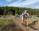 Blue skies and high winds greeted most of the races. Raleigh Midsummer Night cyclocross race. © Cyclocross Magazine