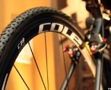 Raleigh opts for the Cole C38 carbon clinchers for weight savings, but we'd imagine many will swap them out on race day for tubulars.  © Cyclocross Magazine  