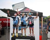 Elite Men's Podium - Berden, Decker and Page. 2013 Raleigh Midsummer Night's race. © Cyclocross Magazine
