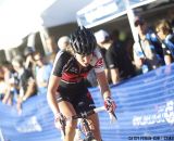 Zaveta focused in her first race as a pro. 2013 Raleigh Midsummer Night's cyclocross race. © Cathy Fegan-Kim