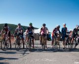 The women at the start line at Raleigh Midsummer Night's Cross. © Cyclocross Magazine