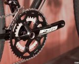 An FSA Gossamer compact 50/34 crankset will help you get up any dirt or gravel hills.  © Cyclocross Magazine