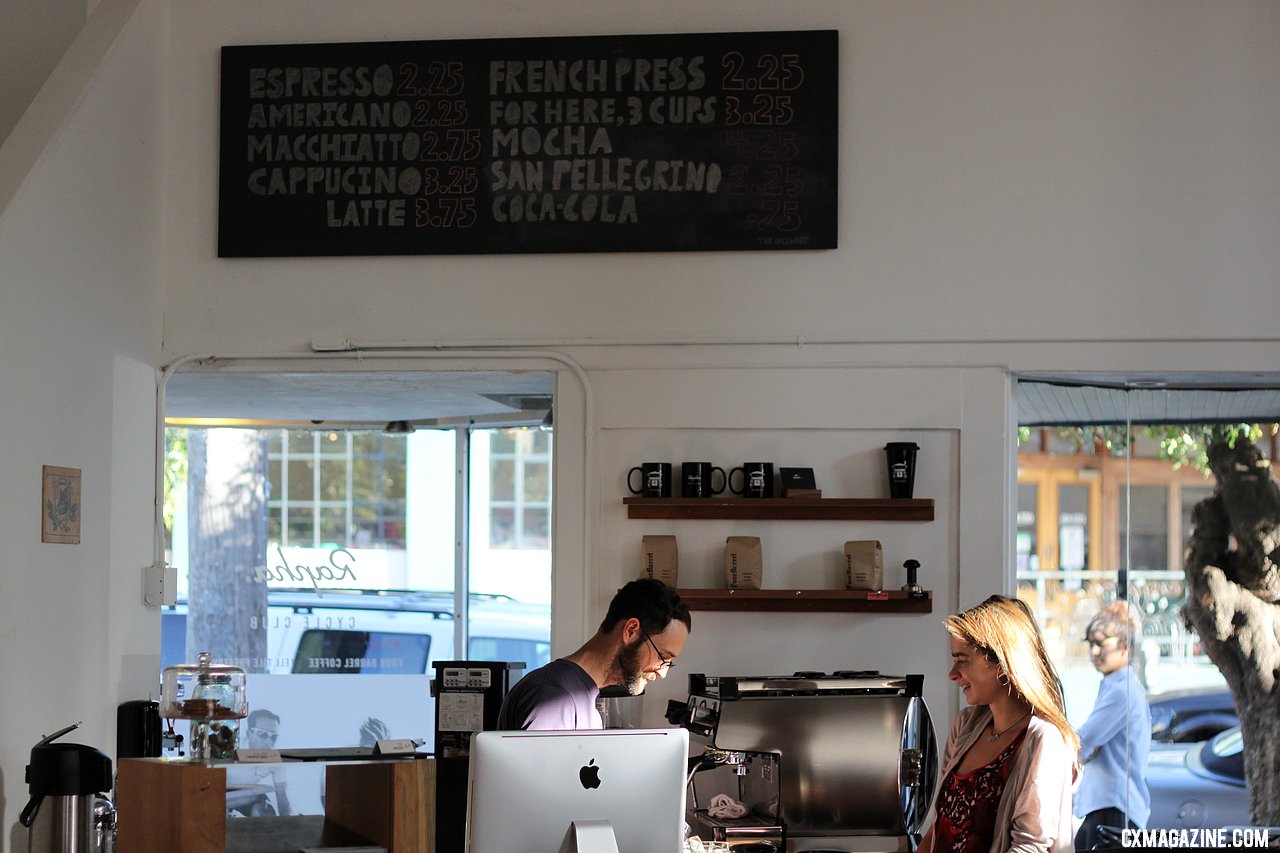 Get a pre-ride caffeine fix. © Cyclocross Magazine