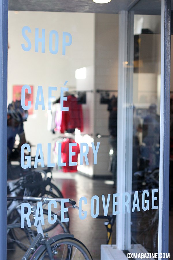 Rapha Cycle Club\'s Cafe and Gallery. © Cyclocross Magazine