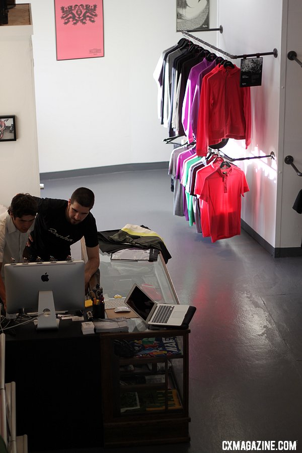 Rapha\'s Cycle Club is very much a boutique. © Cyclocross Magazine