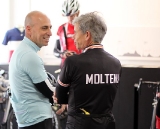 Retro and wool-clad customers are common at the  Rapha Cycle Club. © Cyclocross Magazine