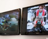 Watch the Giro and see a muddy Chris Jones on TV at the Rapha Cycle Club. © Cyclocross Magazine