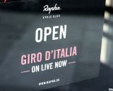 Rapha is open for the Giro D'Italia live coverage: a cyclist sports (coffee) bar! © Cyclocross Magazine