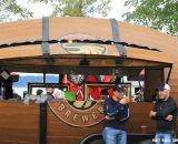 Deschutes Brewery had Woody supplying libations in the beer garden. ©Janet Hill