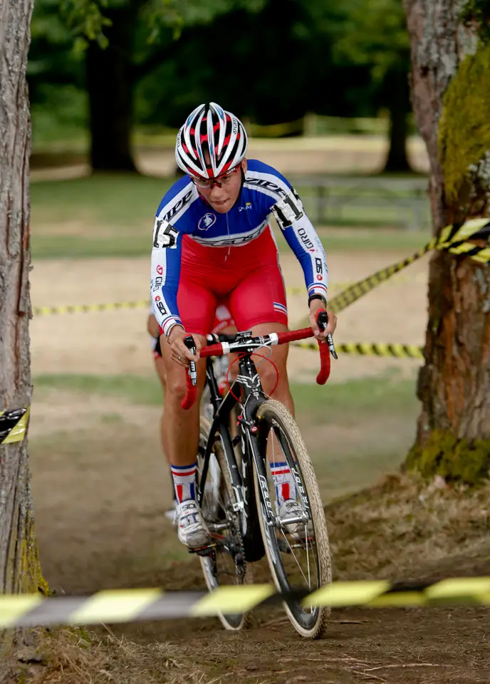 Rapha Focus GP: Caroline Mani was very strong in technical sections. © Doug Brons