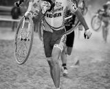 Starcrossed: Rob Peeters tried to ride the sand but ended up running. © Doug Brons