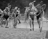 Starcrossed. The front group hit the long, dusty sand section. © Doug Brons