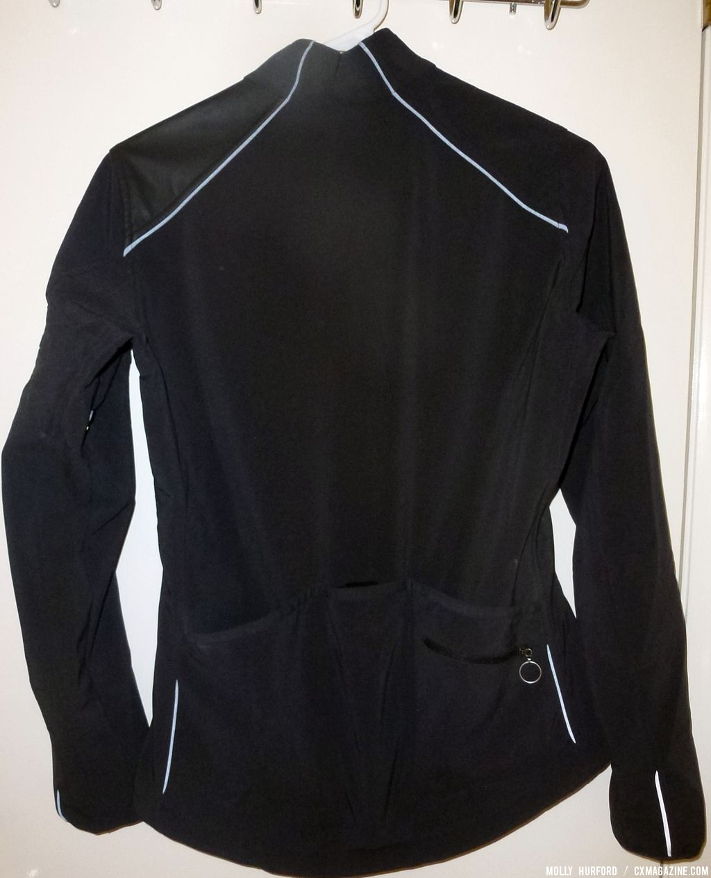 Note the reflective piping on the Rapha Women\'s Classic Softshell Jacket. © Cyclocross Magazine