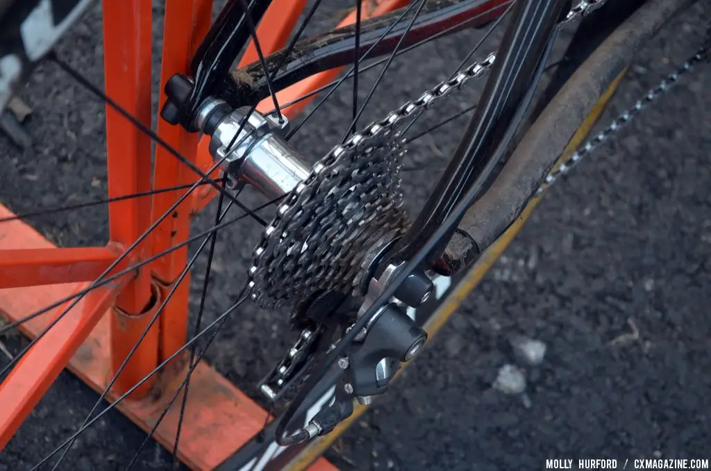 Sticking with 10-speed, 12-27 cassette. © Cyclocross Magazine