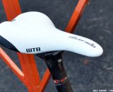 WTB Silverado saddle, with carbon rails support Gagne's remounts. © Cyclocross Magazine