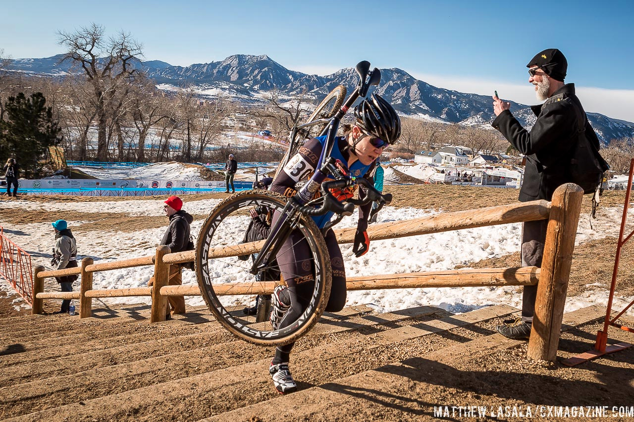 Beth Ann Orton in the women\'s 30-34 race at USA Cycling National Championships of Cyclocross. © Matt Lasala