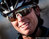 Rebecca Gross post-race in the women's 30-34 race at USA Cycling National Championships of Cyclocross. © Matt Lasala