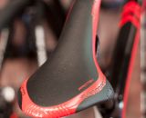 The San Selle Marco Saddle matches perfectly with the paint scheme of the bike. © Cyclocross Magazine