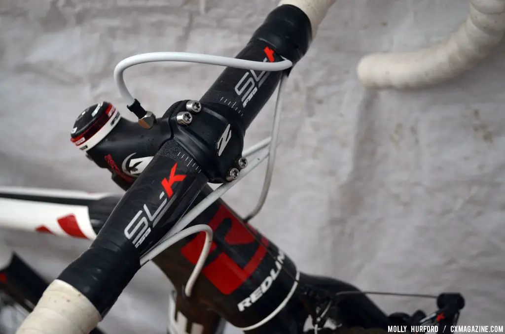 XLC Cork white bar tape completes the FSA handlebars. © Cyclocross Magazine