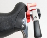 The left lever on the Retroshift brake lever shifters. © Cyclocross Magazine