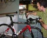 Taking digital measurements of the TT bike setup ? Brody Boeger