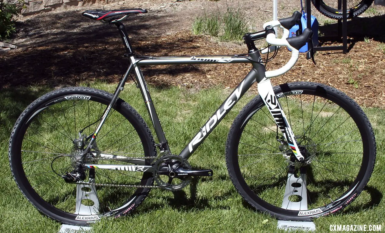 The aluminum SRAM Apex-equipped 2013 Ridley X-Ride bike. ©Cyclocross Magazine