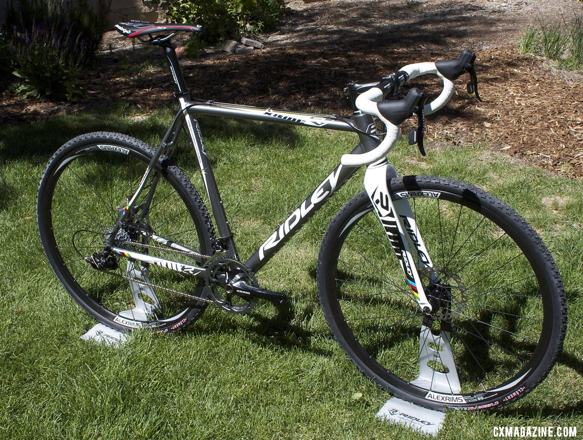 The aluminum SRAM Apex-equipped 2013 Ridley X-Ride bike. ©Cyclocross Magazine