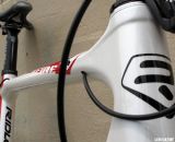 The new 2012 Ridley X-Fire PF30 cyclocross bike features internal cable routing. © Cyclocross Magazine