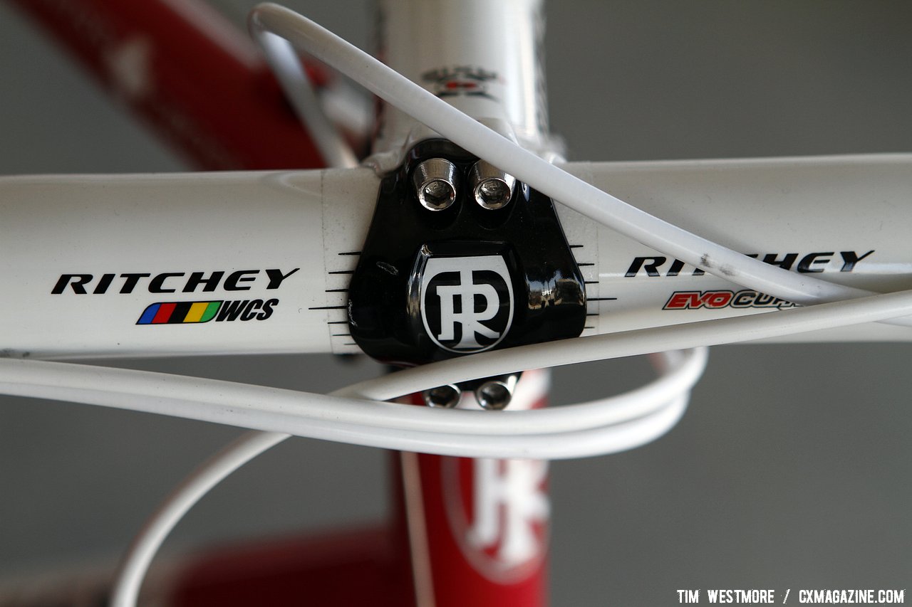 Red and white - just like the old Swiss Cross as ridden by Frischknecht. © Tim Westmore / Cyclocross Magazine