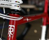 Tom Ritchey flared his head tube to accommodate the 1-1/8