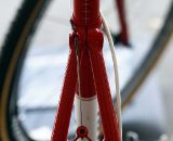 The rear brake cable has the classic Ritchey minimalistic cable guide. © Tim Westmore / Cyclocross Magazine