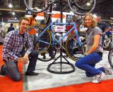 Riders Amanda and Alan at Interbike. © Dave Lieberman