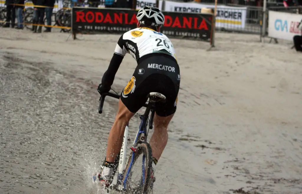 Some riders found a line around the deep sand. ? Bart Hazen