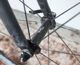 The Rolf SSCX cyclocross wheelset shares the same front 200 gram hub as the VCX wheelset. © Cyclocross Magazine