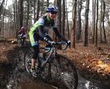 Mo Bruno Roy cuts through the mud.© Natalia McKittrick