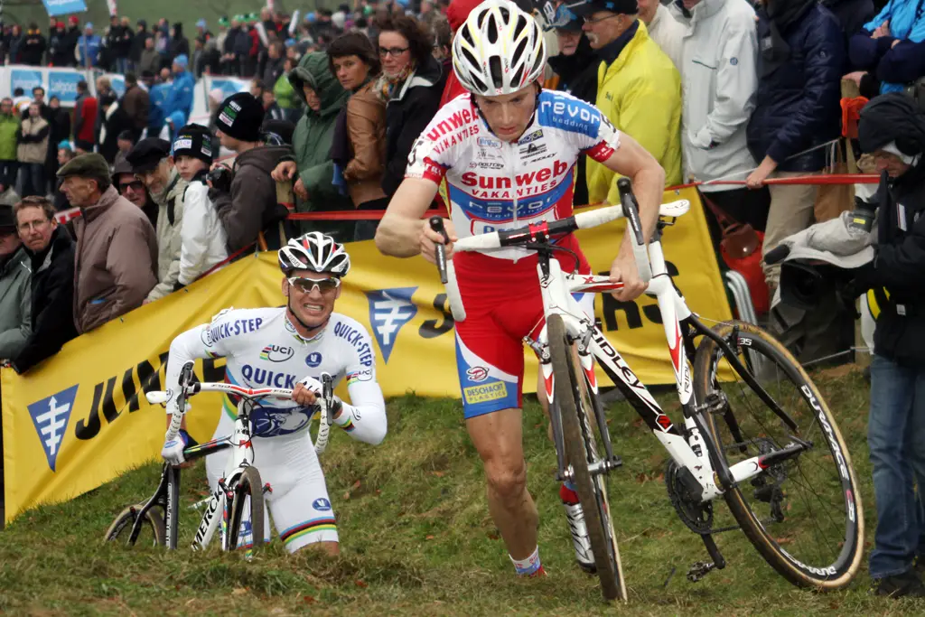 Stybar struggles to stay with Pauwels