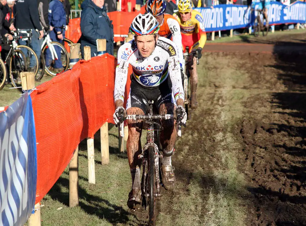 Niels Albert relinquished his World Cup leaders jersey after an eighth place finish. ? Bart Hazen