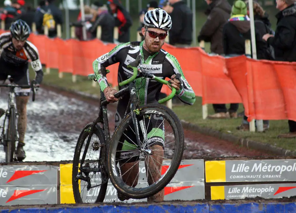 Jamey Driscoll was in Roubaix on his way to Tabor. ? Bart Hazen