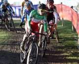 The pack snakes its way through the Roubaix course. ? Bart Hazen