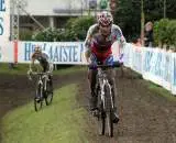 The muddy conditions asked a lot of the riders. ? Bart Hazen