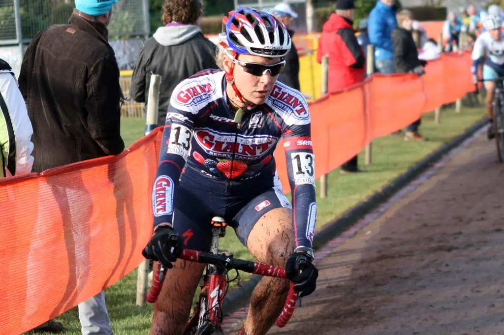 Meredith Miller was the top American in Roubaix finishing 12th. ? Bart Hazen